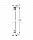 Шланг для душа GROHE silverflex 28362000 1,25м гладкий пластик