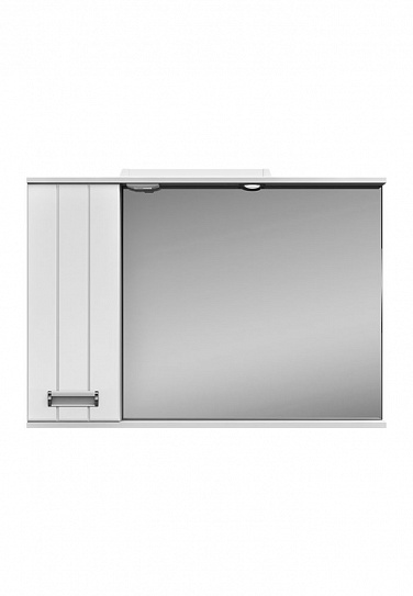 Зеркало шкаф для ванной 100 см Vigo Diana со спотом z.DIA.100.L.El шкафчик слева