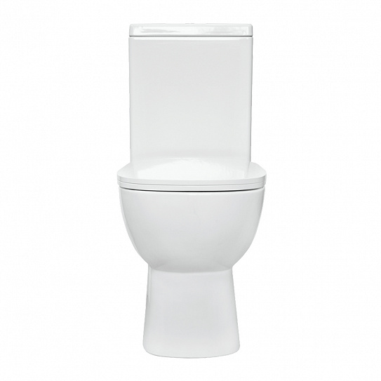Унитаз-компакт Sanita Luxe Quadro Slim DM (тонкое сиденье дюропласт, микролифт) QDRSLCC01151022
