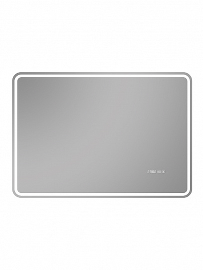 Зеркало в ванную 100х70 с подсветкой и подогревом Monterey Аделия Люкс (холодный свет, мультиблок, на касание)