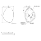 Зеркало с подсветкой 60x85 Cersanit ECLIPSE smart 64153 органик