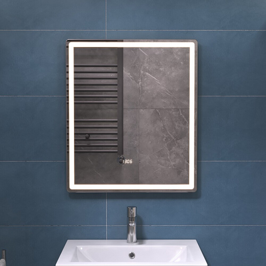 Зеркало в ванную 60х70 VIGO Geometry Luxe 600 на взмах