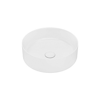 Накладная раковина круглая 36 см Iddis Ray RAYWS03i27, глянцевый белый