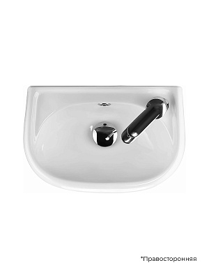 Раковина Santek Бриз 40 отверстие под смеситель справа 1WH110445