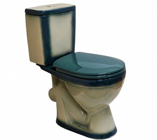 Сиденье для унитаза "Лира" Кировская керамика, цвет зеленый