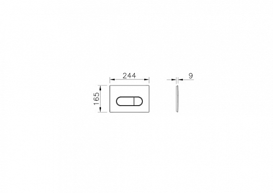 Панель смыва Vitra Root Round, шлиф золото 740-2225