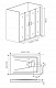 Душевое ограждение Good Door Infinity WTW-TD-150-C-CH