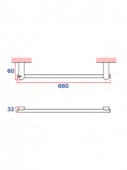 Полотенцедержатель VRI Basilica HG801013