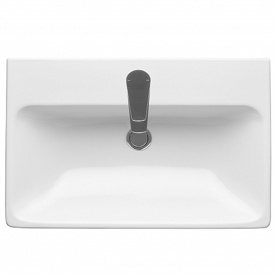 Тумба с раковиной AQUATON Сканди Doors 70 белый глянец/дуб рустикальный 1A278901SDZ90