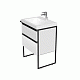 Тумба под раковину Roca Domi 60 белый глянец 2 ящика A857458806