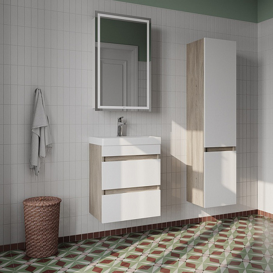 Шкаф-зеркало с подсветкой Iddis Zodiac 50 см ZOD5000i99