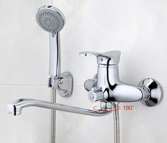 Смеситель для ванны Frap H01 F2201 универсальный Хром