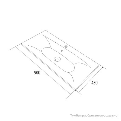 Раковина Iddis Wash Basin 0029000i28