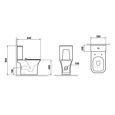 Унитаз-компакт MONTEREY Zotto ZT-1215