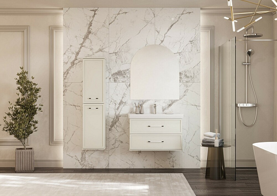 Шкаф-колонна Aquaton Нео-Классика Белый камень 1A284603NCTG0