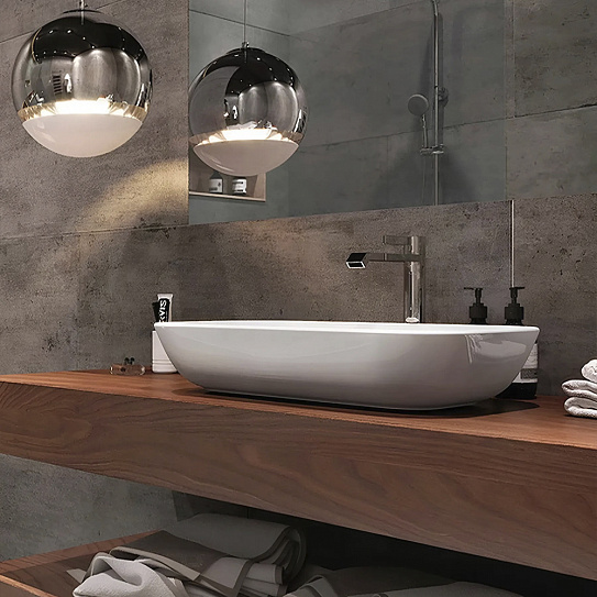 Раковина накладная 60х37 Sanita Luxe Infinity 60 INFSLWB01