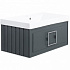 Тумба под раковину La Fenice Cubo 80 см серая матовая (рак. 238720) FNC-01-CUB-G-80