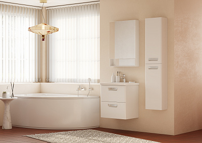Тумба под раковину Roca The Gap 60 белая матовая ZRU9302734