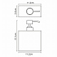 Дозатор для жидкого мыла WasserKRAFT Abens K-3799