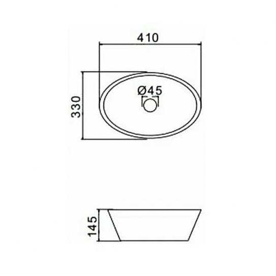 Раковина накладная Gappo GT304-8
