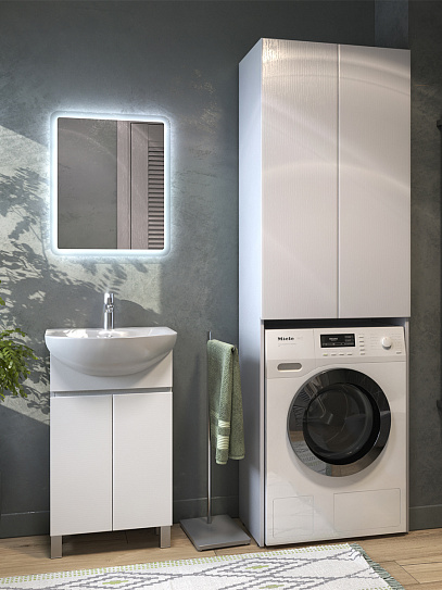 Шкаф над стиральной машинкой Vigo Wing 64 shnr.WIN.64.2D белый