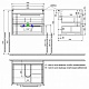 тумба с раковиной IDDIS Color Plus COL60M0i95K