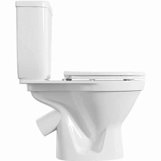 Напольный унитаз компакт Vitra Norm Blanc с микролифтом 9837B099-7202