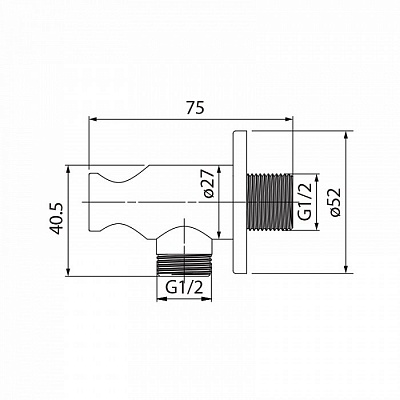 Шланговое подключение Iddis 001SB01i62