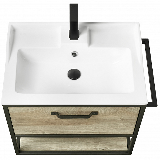 Тумба под накладную раковину Aquaton Лофт Фабрик 65 дуб эндгрейн 1A242301LTDU0