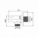 Шланговое подключение Iddis 001SB01i62