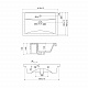 Умывальник мебельный 60 407 IDDIS Optima Home 4076000i28