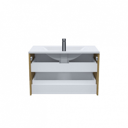 Тумба с умывальником подвесная Iddis Bild 80 см BIL80V0i95K