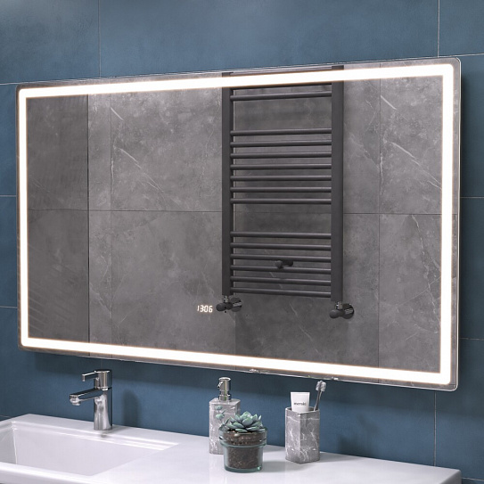 Зеркало в ванную 120х70 VIGO Geometry Luxe 1200 на взмах