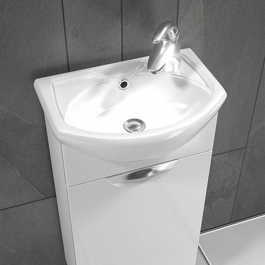 Раковина Santek Азов 40 мебельная отверстие под смеситель справа 1WH110254