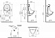 Писсуар VitrA Arkitekt 4106B003-5291 электронный датчик смыва (витринный образец)