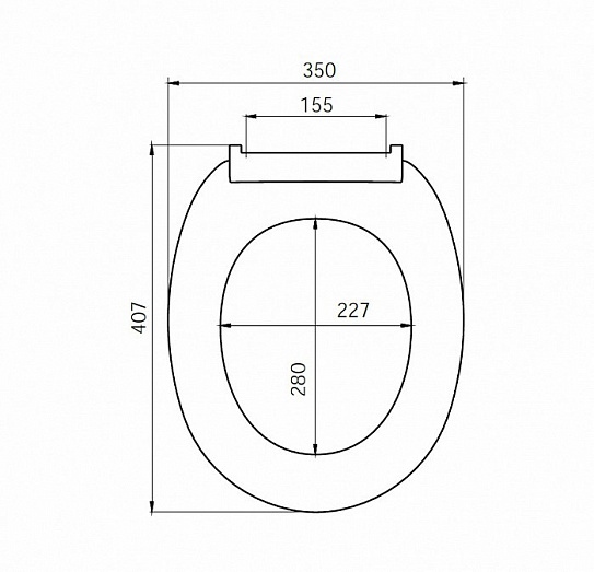 Сиденье для унитаза Iddis ID 01 046.1 белое