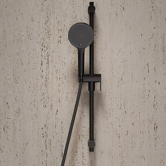 Лейка для душа, черный матовый, Iddis Aiger, AIG4FB0i18