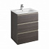 Тумба с раковиной Roca The Gap 60 3 ящика A857404402, городской дуб