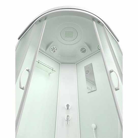 Душевая кабина 100х100 угловая Mirwell MR3510TP-C3-RUS высокий поддон