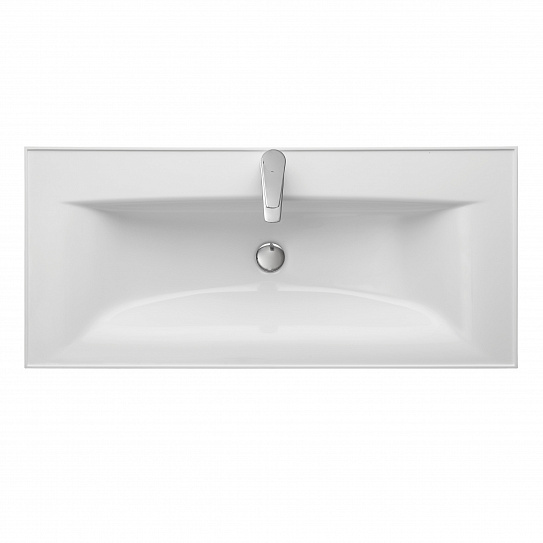 Мебельная раковина 100 см Aquaton Айрис 100 белая 1A723031AG010