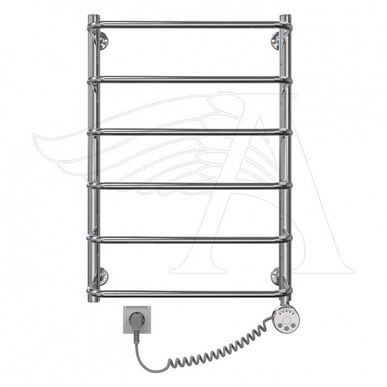 Полотенцесушитель электрический Арго МАГИЯ 60*60 см, 6 перекладин (ТЭН,справа)