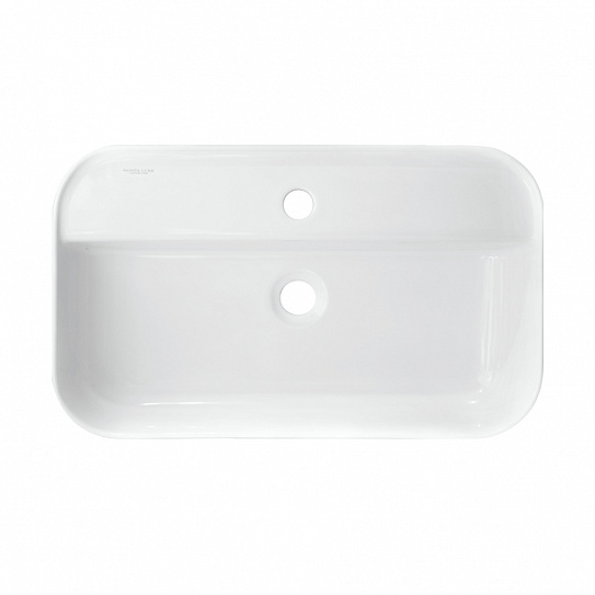 Раковина накладная 60 Sanita Luxe Infinity Shelf INF60SLWB01SH (с отверстием под смеситель)