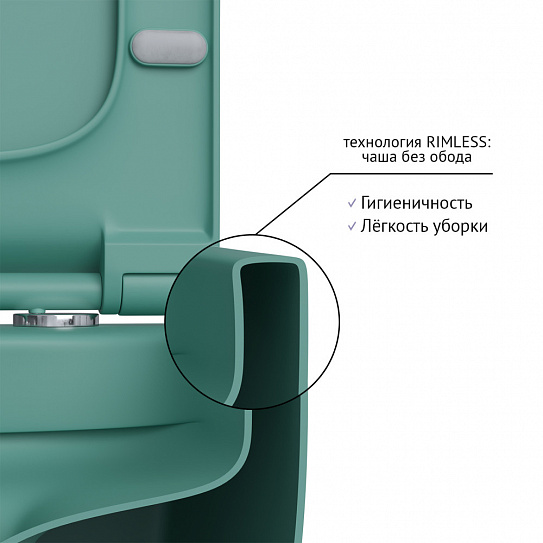 Унитаз подвесной безободковый Berges Ego Xl 082141