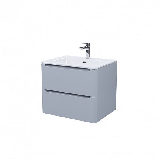 Тумба с умывальником подвесная IDDIS Edifice 60 см светло-серый EDI60L0i95K