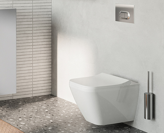 Инсталляция для унитаза Vitra скрытая система смыва 3/6 л + кнопка 700-1873