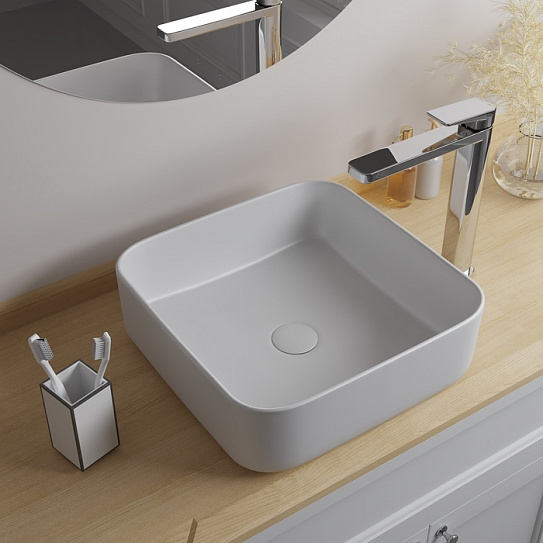 Накладная раковина Iddis Bridge BRIWS04i27, глянцевый белый