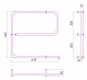 Полотенцесушитель электрический Сунержа Стилье G-образный 600х600