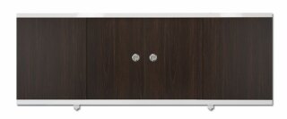 Экран-купе под ванну раздвижной водостойкий 150 см, венге, МетаКам