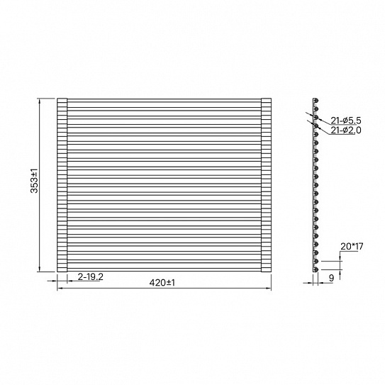 Ролл-мат Iddis Kitchen Line ROL35BLi59