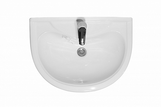 Раковина Оскольская Керамика "Престиж", 60 см декор (цветы)